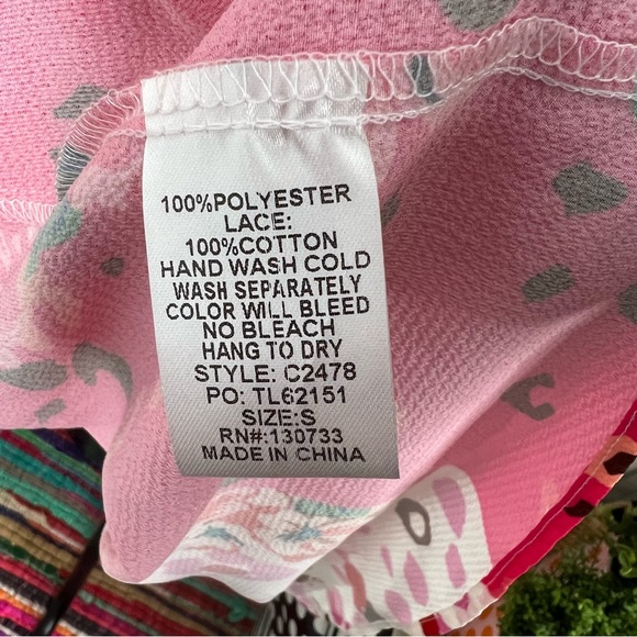 Umgee | NWT Rosie Fushia Floral Animal Print Dot Long Sleeve Tunic Dress - Picture 2 of 12